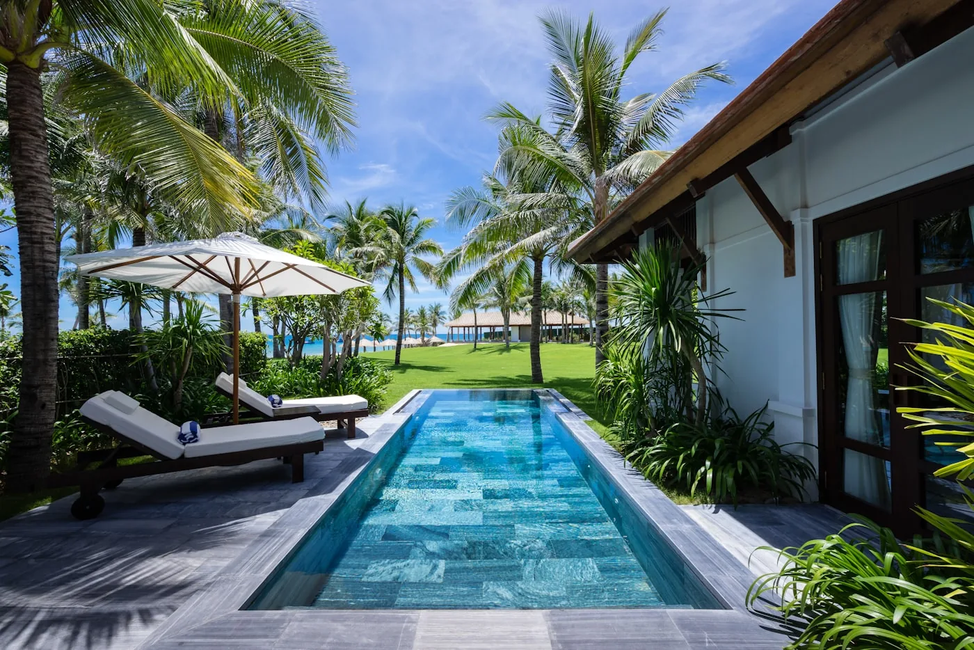 Pool villa i Thailand