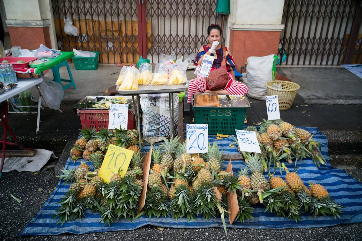 Tropiske frukter i Thailand