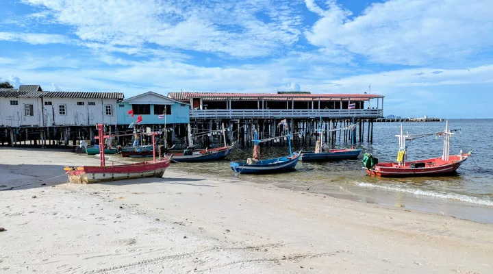 Hua Hin Old Town ved Havet