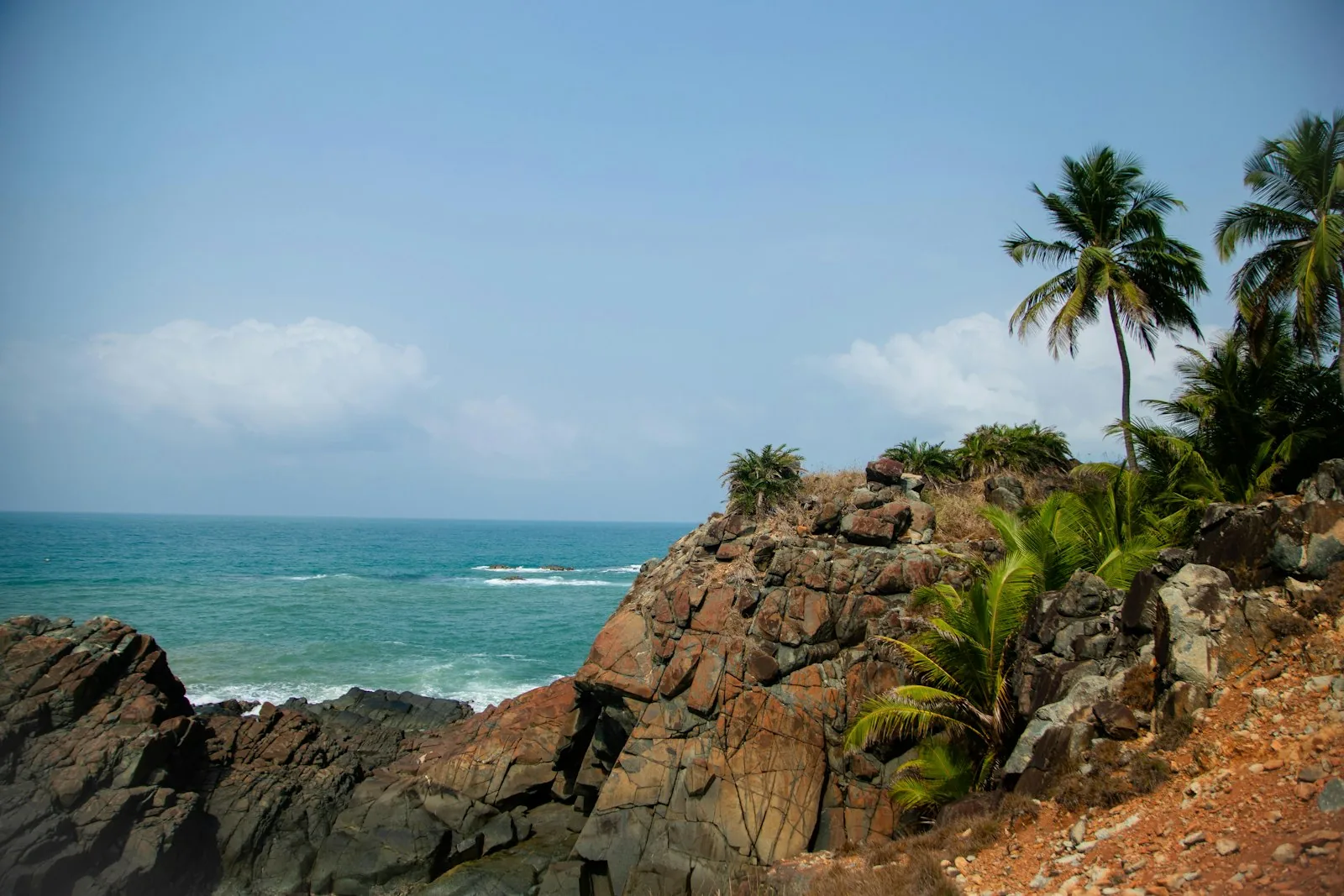 Kystlinjen paa Koh Samui